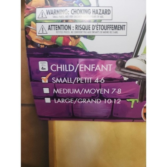 Wheelchair Ninja Turtle Costume New 4/6 Adaptive Design One Size Light Up Belt - Picture 8 of 11